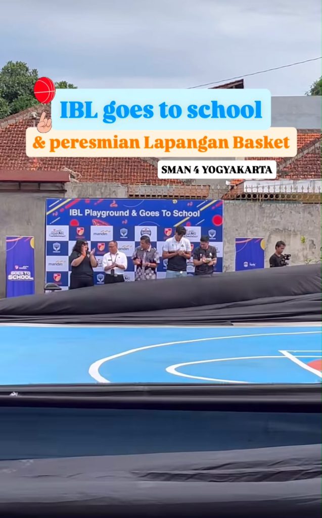 Peresmian Lapangan Basket SMA N 4 Yogyakarta